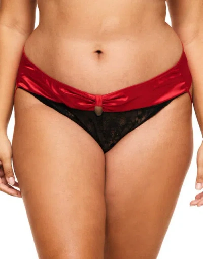 Adore Me Amaya Cheeky Panties In Dark Red