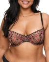 Adore Me Amorette Contour Balconette Bra In Black