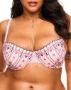Adore Me Amorette Contour Balconette Bra In Light Pink