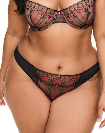 Adore Me Amorette Thong Panties In Black