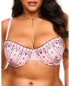 Adore Me Amorette Contour Balconette Bra In Light Pink