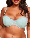 Adore Me Anabella Contour Balconette Bra In Medium Blue