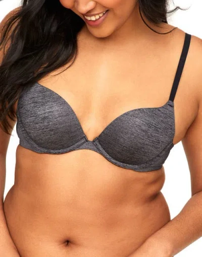 Adore Me Analize Push Up Plunge Bra In Gray