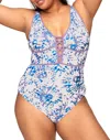 Adore Me Andressa Women's Plus-size Swimwear One-piece In Multi