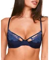 Adore Me Andy Unlined Demi Bra In Dark Blue