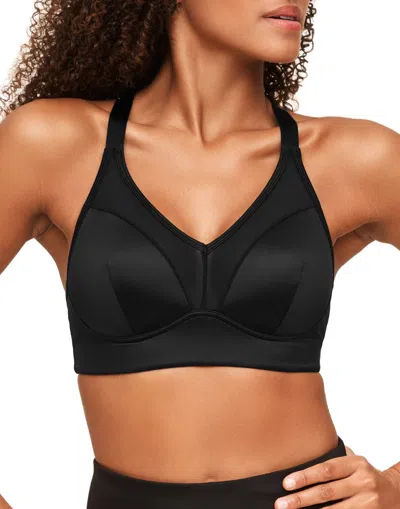 Adore Me Ariza Women's Medium-impact Sports Bra In Black