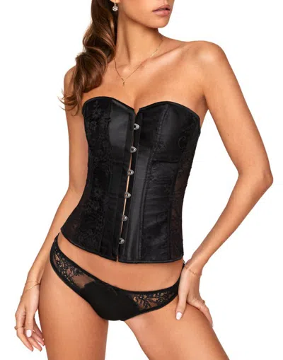 Adore Me Ashoka Boned Corset In Black