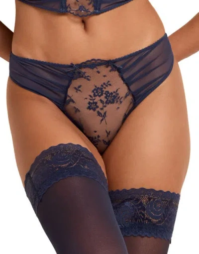 Adore Me Avara High Cut Panties In Blue