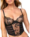 Adore Me Avara Women's Cropped Bustier In Black