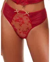Adore Me Avara High Cut Panties In Dark Red