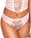 Adore Me Avara High Cut Panties In White