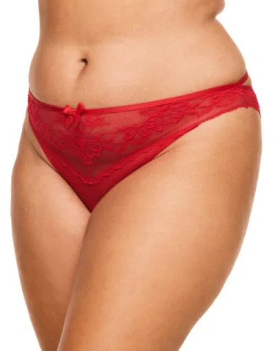 Adore Me Azula Cheeky Panties In Dark Red
