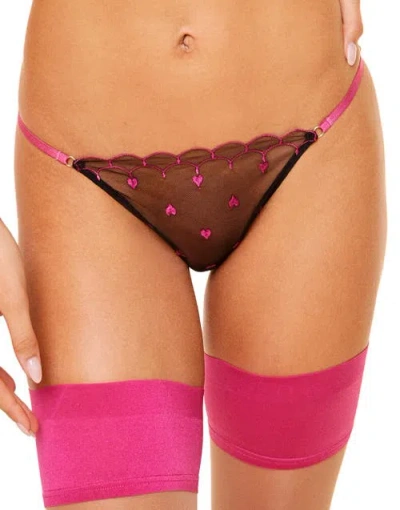 Adore Me Bettie Brazilian Panties In Burgundy