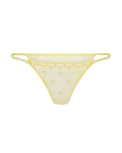 Adore Me Bettie Brazilian Panties In Light Yellow