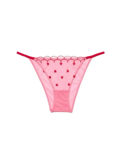 Adore Me Bettie Brazilian Panties In Medium Pink