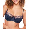 Adore Me Bettie Contour Balconette Bra In Dark Blue