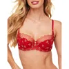Adore Me Bettie Contour Balconette Bra In Dark Red