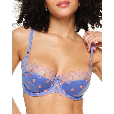 Adore Me Bettie Contour Balconette Bra In Medium Blue