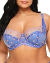 Adore Me Bettie Contour Balconette Bra In Medium Blue