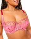 Adore Me Bettie Contour Balconette Bra In Medium Pink