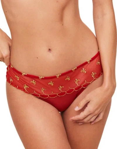 Adore Me Bettie Hipster Panties In Dark Red