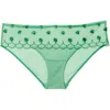 Adore Me Bettie Hipster Panties In Medium Green