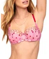 Adore Me Bettie Contour Balconette Bra In Medium Pink