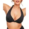 Adore Me Bobbie Swimwear Contour Demi Top In Black