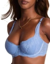 Adore Me Bonnie Contour Balconette Bra In Blue