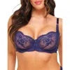 Adore Me Bonnie Contour Balconette Bra In Dark Blue