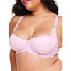 Adore Me Bonnie Contour Balconette Bra In Medium Pink