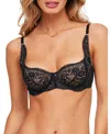 Adore Me Bonnie Contour Balconette Bra In Black