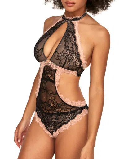 Adore Me Brescia Bodysuit Lingerie In Black