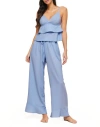 Adore Me Brigita Pajama Cami & Pants Set In Medium Blue