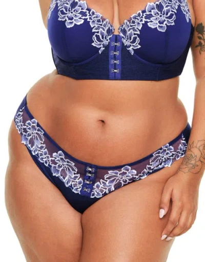 Adore Me Britta Brazilian Panties In Dark Blue