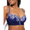 Shop Adore Me Britta Contour Demi Bra In Dark Blue