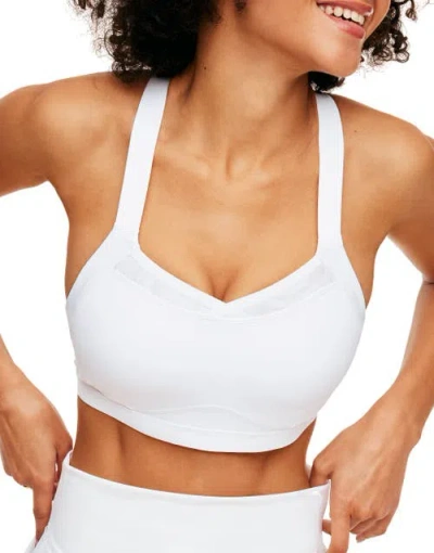 Adore Me Brylee High Support Sports Bra In White