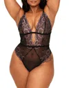 Adore Me Calissa Bodysuit Lingerie In Black