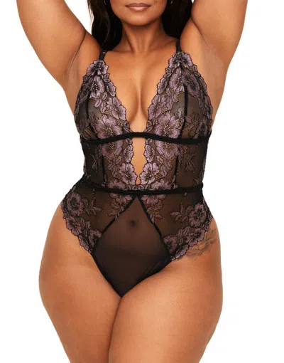 Adore Me Calissa Bodysuit Underwear In Black