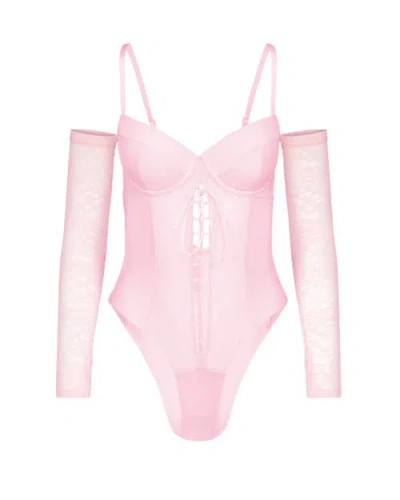 Adore Me Callie Gloves In Light Pink