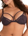 Adore Me Cam Unlined Plunge Bra In Purple
