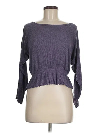 Pre-owned Adore Me Cardigan Sweater In Purple