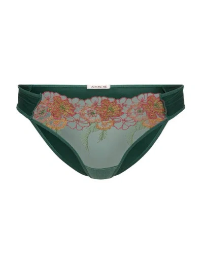 Adore Me Carolyn Brazilian Panties In Green