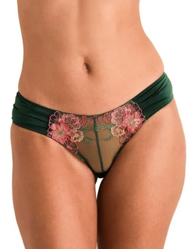 Adore Me Carolyn Brazilian Panties In Green