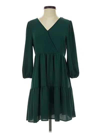 Pre-owned Adore Me Casual Dress In Green