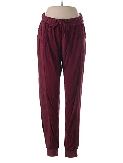Pre-owned Adore Me Casual Pants In Burgundy