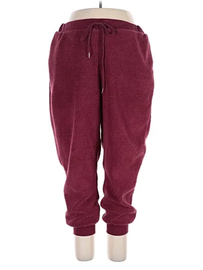 Pre-owned Adore Me Casual Pants In Burgundy