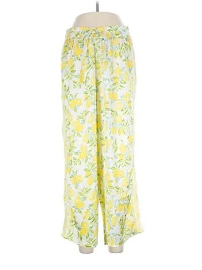 Pre-owned Adore Me Casual Pants In Yellow
