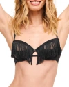 Adore Me Cece Unlined Quarter Cup Bra In Black