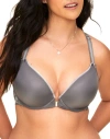 Adore Me Celebrena Contour Plunge Bra In Gray